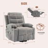 Power Lift Recliner Chair, Electric Recliners, Stand Assist with Cup Holders, Side Pocket, Single Sofa Seat for Living Room - 3 of 4