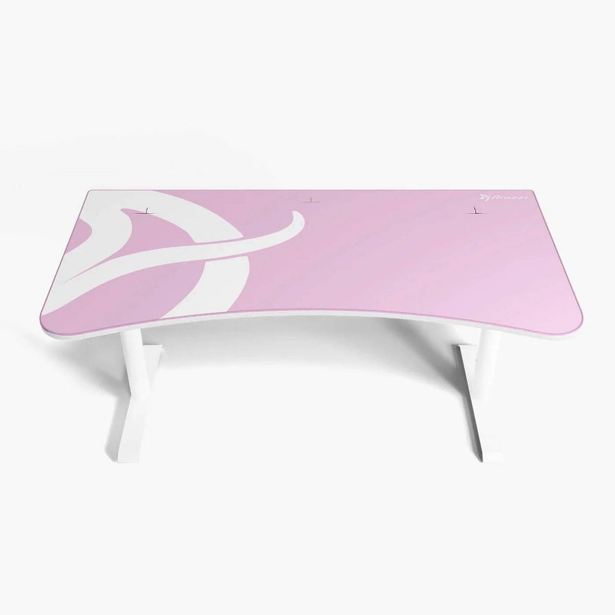Arozzi Arena Ultrawide Curved Gaming and Office Desk and Washable Mouse Pad and 3 Custom Monitor Mount Cut Outs with Cable Management - thumbnail 4