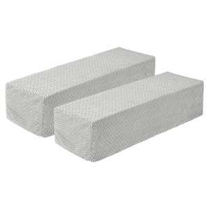 Unique Bargains Non-Slip Soft Stretch Diagonal Plaid Armchair Slipcovers - 1 of 4