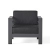Christopher Knight Home Cape Coral Outdoor Aluminum Club Chair with Water-Resistant Cushions - 4 of 4