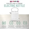 Haden Chelsea 1.7 Liter Stainless Steel Electric Kettle, Hot Water Kettle with 360-Degree Base and Auto Shutoff, Ivory & Chrome - 2 of 4