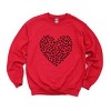 Simply Sage Market Valentine Leopard Heart Sweatshirt - 2 of 4