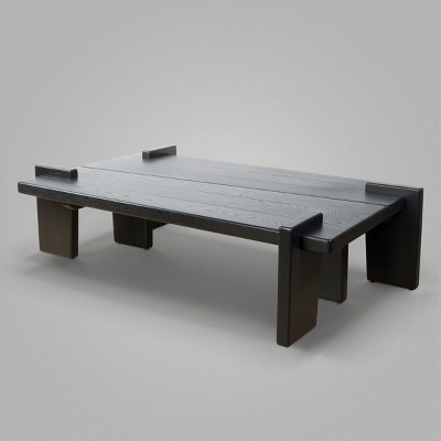 Art Leon Solid Ash Wood Combination Coffee Table