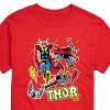 Men's - Marvel - Thor Stickers Style Short Sleeve Graphic T-Shirt - 2 of 4