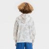 Boys' Minecraft Creeper Washed Hooded Fleece Sweatshirt - Tan/Green - 3 of 4