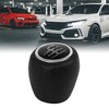 X Autohaux Black Car Manual 6-speed Gear Stick Shift Knob Cover For
