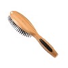 Bass Brushes Style & Detangle Hair Brush Premium Bamboo Handle with Professional Grade Nylon Pin Large Oval - 4 of 4
