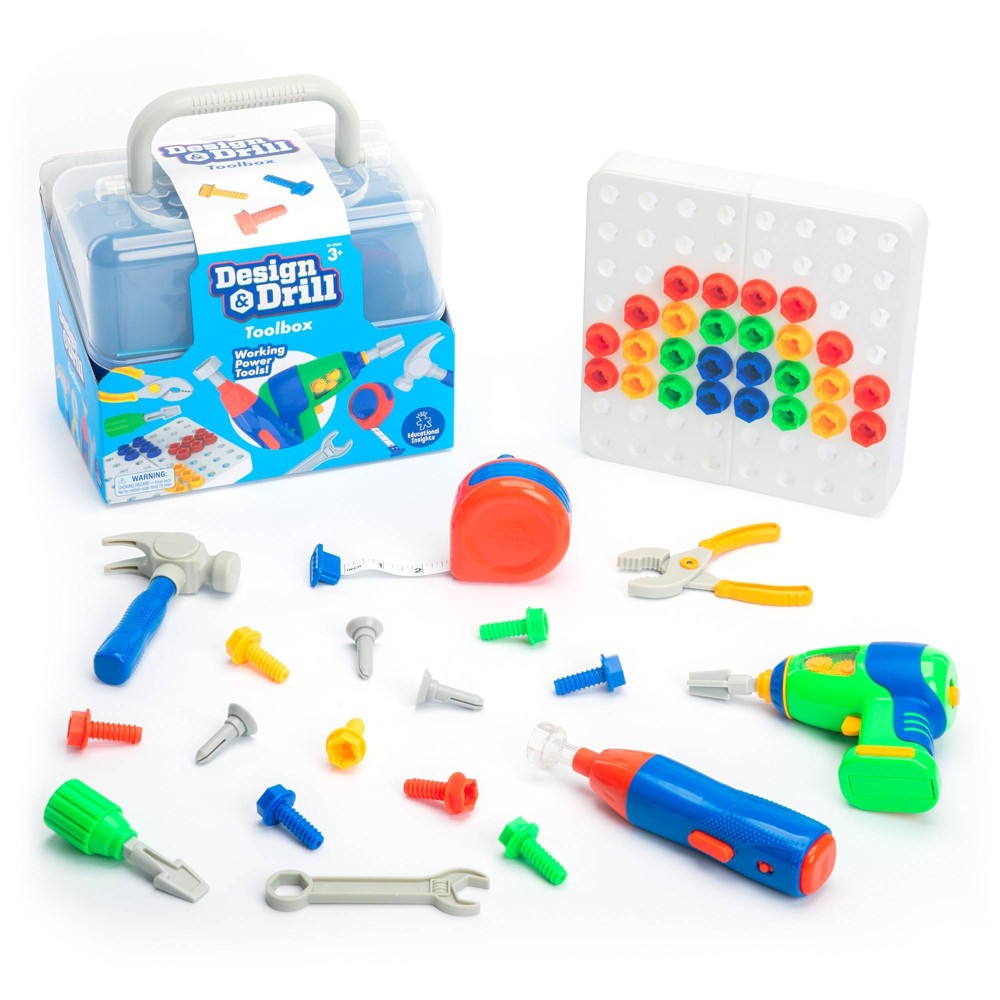 Photos - Educational Toy Educational Insights Design and Drill Toolbox 