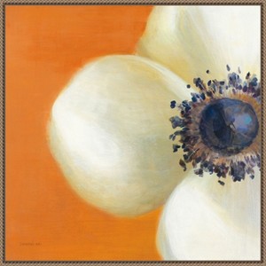 Amanti Art Contemporary Poppy by Danhui Nai Framed Canvas Wall Art - 1 of 4