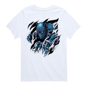 Boys' - Marvel - Black Panther Rip Through Shirt Short Sleeve Graphic T-Shirt - 1 of 4