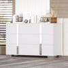 VYNXARIA 6-Drawer Mirrored Storage Cabinet White: The Epitome of Elegance and Functionality - 2 of 4
