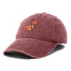 Dalix T-Rex Embroidered Cotton Dad Hat Adjustable Baseball Cap Mens - 4 of 4