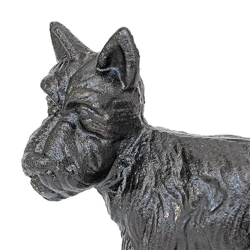 Design Toscano Naughty Peeing Scotty Dog Die-Cast Iron Bookend and Doorstop, 5 of 7