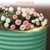 COZONY Galvanized Raised Garden Bed, Tall Metal Planter Box for Vegetables, Flowers and Herbs - 3 of 4