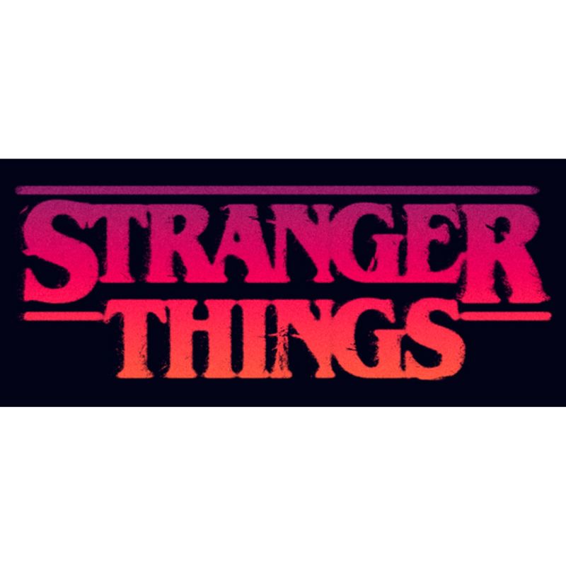 Women's Stranger Things Pink Logo T-Shirt, 2 of 5