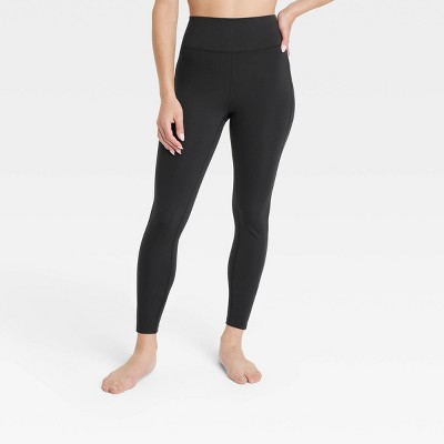 Ave Leisure  Women's Plus Size Print Detail Legging - Black - 20w : Target