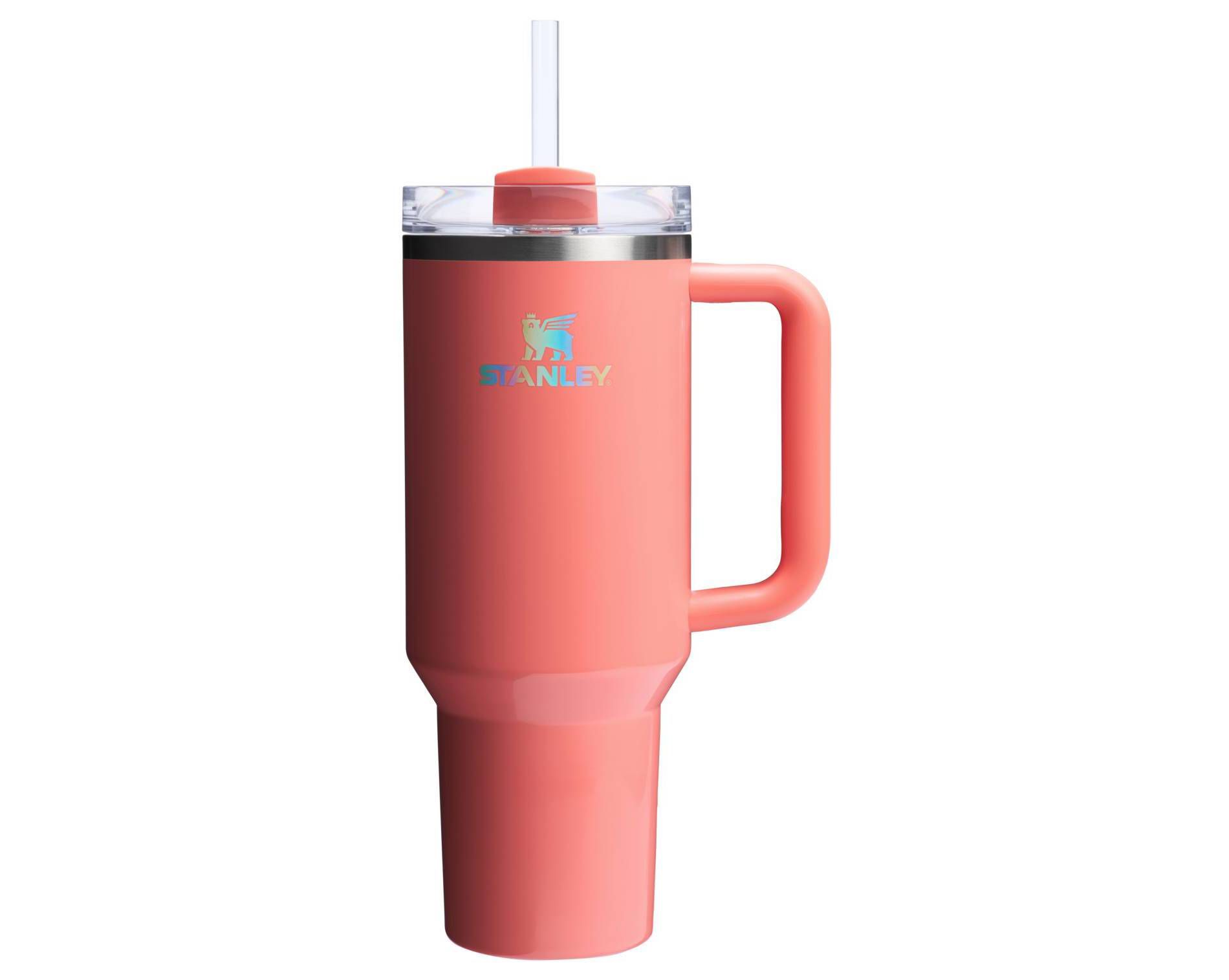 Stanley 40 oz Stainless Steel H2.0 Flowstate Quencher Tumbler Pucker Peach