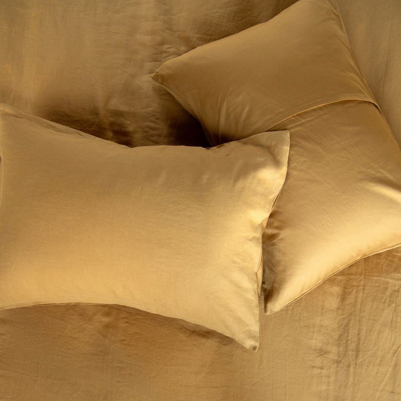 French Linen and Cotton Duvet Cover & Sham Set | BOKSER HOME., 5 of 11