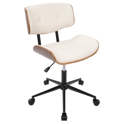 Lombardi Mid-Century Modern Office Chair with Swivel - LumiSource - image 1 of 4