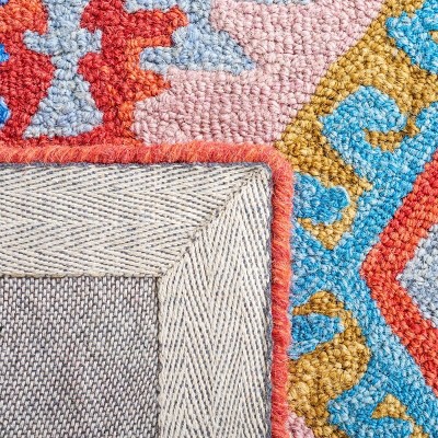 Aspen Red and Ivory Hand Tufted Wool Area Rug