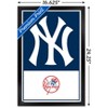 Trends International MLB New York Yankees - Logo 22 Framed Wall Poster Prints - 3 of 4