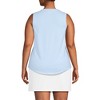 Lands' End Women's Sleeveless Power Performance Scoop Neck Curved Hem Tunic Tank - 2 of 4