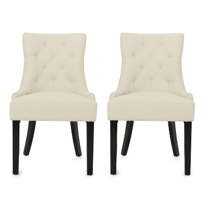 NicBex Modern Dining Chairs Set of 2 with Curved Tufted Backrest for Living Room,Meeting Room,Bedroom