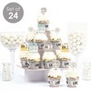 Big Dot of Happiness World Awaits - Cupcake Decoration - Travel Themed Party Cupcake Wrappers and Treat Picks Kit - Set of 24 - 2 of 4