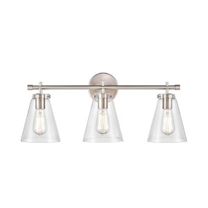 Millennium Lighting Aliza 3 - Light Vanity in  Brushed Nickel - 1 of 3