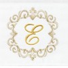 Linum Home Textiles 100% Turkish Cotton MONICA Gold Thread 2PC Embellished Hand Towel Set - 3 of 3