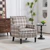 GDFStudio Galilea Contemporary Upholstered Accent Chair with Nailhead Trim - 2 of 4