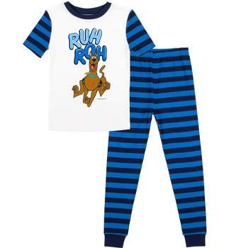 Scooby Doo "Ruh-Roh" Youth Boys Short Sleeve Pajama Set