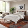 Modern Area Rugs Abstract Print Accent Carpet with Non-Slip Backing - 4 of 4