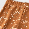 Baby Tiny Tailgator T-Shirt & Bloomer Set - Cat & Jack™ Brown - 4 of 4