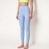 Anna-Kaci Active Women's Seamless Full-Length Leggings with High Waistband for Streamlined Comfort and Everyday Stretch Fit - 3 of 4