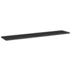 vidaXL Bookshelf Boards 4 pcs High Gloss Black 39.4"x7.9"x0.6" Engineered Wood - 2 of 4