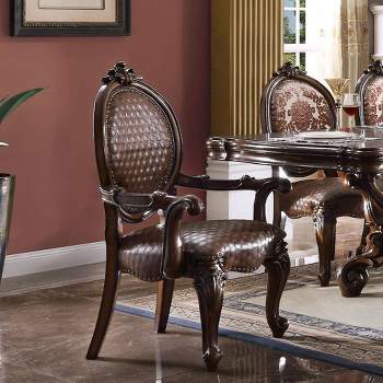 Versailles 26" Dining Chairs Cherry Finish Acme Furniture