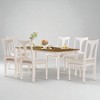 7-Piece Extendable Dining Table Set with 60"-78" Rectangular Wood Table & 6 Upholstered Chairs, Kitchen Dining Room Furniture with Removable Leaf - 2 of 4