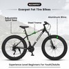 Whisen 26 Inch Fat Tire Bike Adult/Youth Full Shimano 21 Speed Mountain Bike, Dual Disc Brake, High-Carbon Steel Frame - 4 of 4