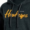 NCAA Iowa Hawkeyes Women's Terry Hooded Sweatshirt - 3 of 3