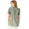 Woman Within Plus Size Pintucked Half-Button Tunic - 3 of 4