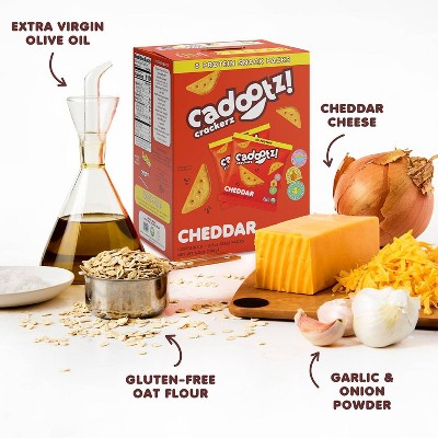 cadootz Cheddar Crackers Multipack - 6.5oz/8ct