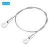 Unique Bargains Stainless Steel Light Outdoor Travel Luggage Safety Locking Cables 0.16" ID Eyelets - 3 of 4