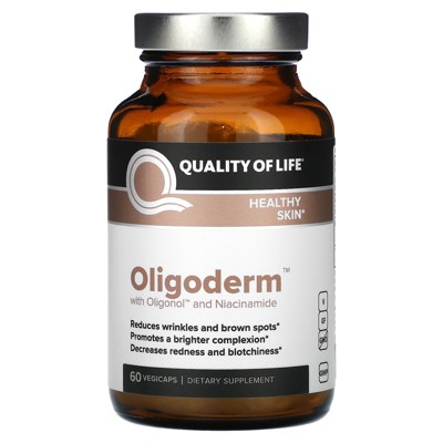 Quality of Life Oligoderm with Oligonol and Niacinamide, 60 VegiCaps
