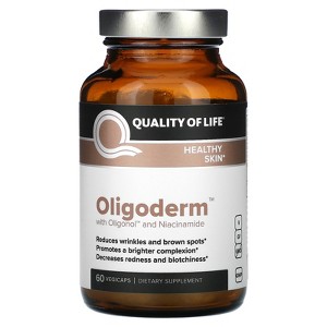 Quality of Life Oligoderm with Oligonol and Niacinamide, 60 VegiCaps - 1 of 2