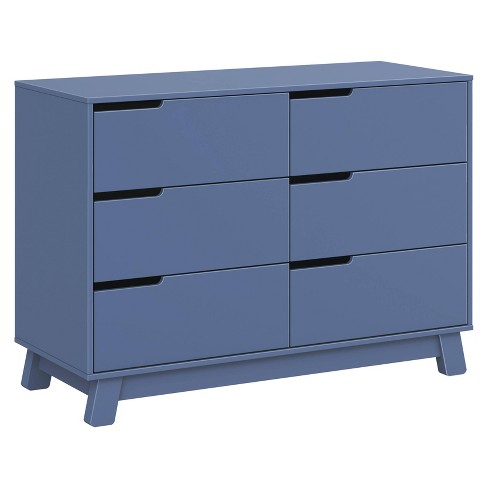 Babyletto Hudson 6 drawer Assembled Double Dresser Cove Blue Target