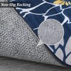 Modern Floral Rug Washable Area Rug Farmhouse Living Room Bedroom Rug Carpet - 3 of 4
