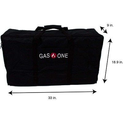 GasOne New Propane Stove Burner Universal Carry Bag for Double Burner Cooker Grills Heavy Duty, 50460