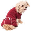 Midlee Burgundy Dog Pajamas - 2 of 4