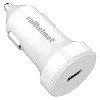 cellhelmet® 20-Watt Single-USB Power Delivery Car Charger with USB-C® to Lightning® Round Cable, 3 Feet in White - 2 of 4